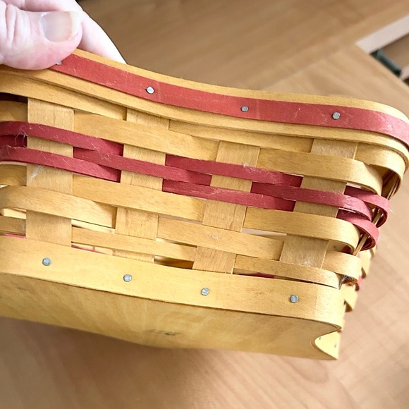 Longaberger basket 2001 Christmas Collection SHINING STAR COMBO liner/protector - Picture 4 of 10